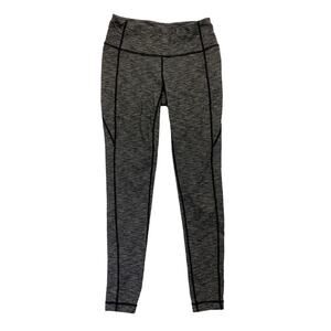 Athleta Revelation Tight Leggings Womens Small Marled Gray Yoga 25x27 305132